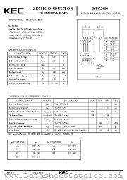 KTC3400 datasheet pdf Korea Electronics (KEC)