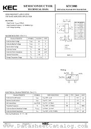 KTC3883 datasheet pdf Korea Electronics (KEC)