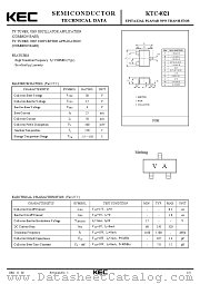 KTC4021 datasheet pdf Korea Electronics (KEC)