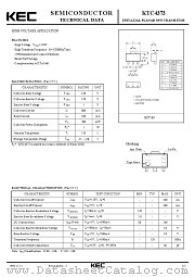 KTC4373 datasheet pdf Korea Electronics (KEC)