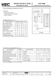 KTC4468 datasheet pdf Korea Electronics (KEC)