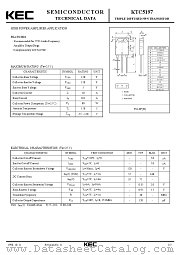 KTC5197 datasheet pdf Korea Electronics (KEC)