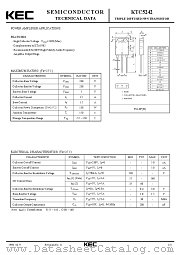 KTC5242 datasheet pdf Korea Electronics (KEC)