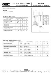 KTC8050 datasheet pdf Korea Electronics (KEC)