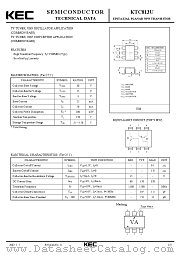 KTC813U datasheet pdf Korea Electronics (KEC)