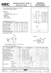 KTK5164S datasheet pdf Korea Electronics (KEC)