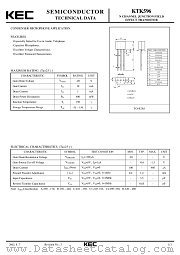 KTK596 datasheet pdf Korea Electronics (KEC)
