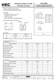 KTX402U datasheet pdf Korea Electronics (KEC)