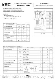 MJE13007F datasheet pdf Korea Electronics (KEC)
