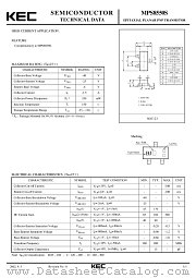 MPS8550S datasheet pdf Korea Electronics (KEC)