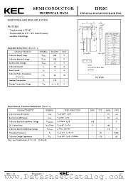 TIP33C datasheet pdf Korea Electronics (KEC)
