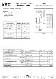 TIP36C datasheet pdf Korea Electronics (KEC)