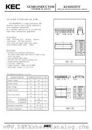 KIA6035P datasheet pdf Korea Electronics (KEC)