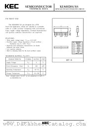 KIA6058AS datasheet pdf Korea Electronics (KEC)