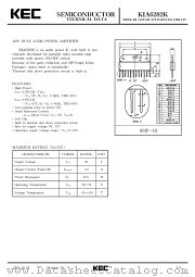 KIA6282K datasheet pdf Korea Electronics (KEC)
