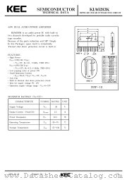 KIA6283K datasheet pdf Korea Electronics (KEC)