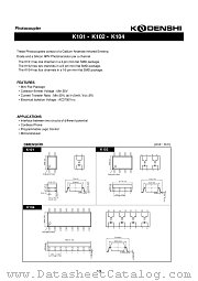 K104 datasheet pdf Kondenshi Corp