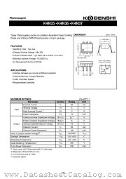 K4N36 datasheet pdf Kondenshi Corp