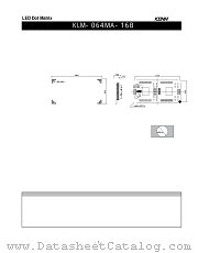 KLM-064MA-16B datasheet pdf Kondenshi Corp
