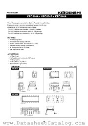 KPC824A datasheet pdf Kondenshi Corp