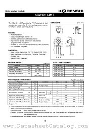 KSM-904LM1T datasheet pdf Kondenshi Corp
