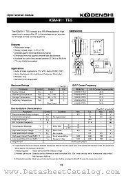 KSM-915TE5 datasheet pdf Kondenshi Corp