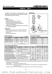 KSM-911TM1Y datasheet pdf Kondenshi Corp