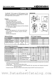 KSM-953TC4Y datasheet pdf Kondenshi Corp