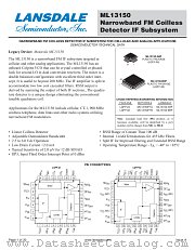 MC13150 datasheet pdf Lansdale Semiconductor