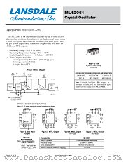 ML12061 datasheet pdf Lansdale Semiconductor
