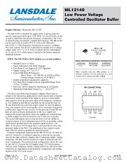 MC12149 datasheet pdf Lansdale Semiconductor