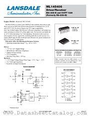 MC145406 datasheet pdf Lansdale Semiconductor
