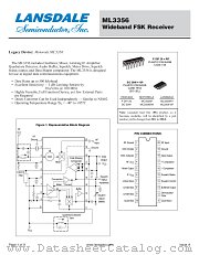 MC3356 datasheet pdf Lansdale Semiconductor