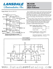 MC4335 datasheet pdf Lansdale Semiconductor