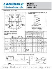 MC672 datasheet pdf Lansdale Semiconductor