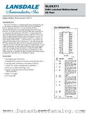 SL8X371 datasheet pdf Lansdale Semiconductor
