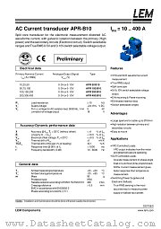 APR50-B10 datasheet pdf LEM
