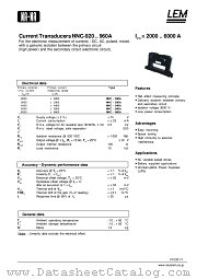 NNC-960A datasheet pdf LEM
