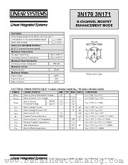 3N171 datasheet pdf Linear Systems