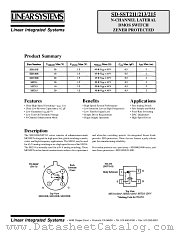 SD215 datasheet pdf Linear Systems