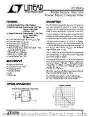 LTC1069-6 datasheet pdf Linear Technology