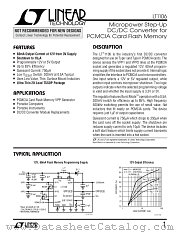 LT1106 datasheet pdf Linear Technology