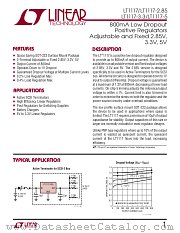 LT1117 datasheet pdf Linear Technology