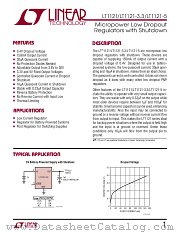 LT1121 datasheet pdf Linear Technology