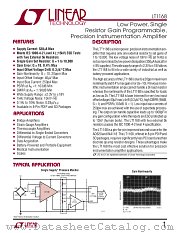LT1168 datasheet pdf Linear Technology