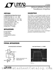 LT1206 datasheet pdf Linear Technology
