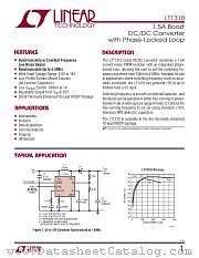 LT1310 datasheet pdf Linear Technology