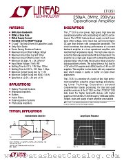 LT1351 datasheet pdf Linear Technology