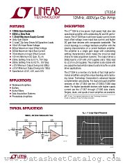LT1354 datasheet pdf Linear Technology