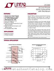 LTC1382 datasheet pdf Linear Technology
